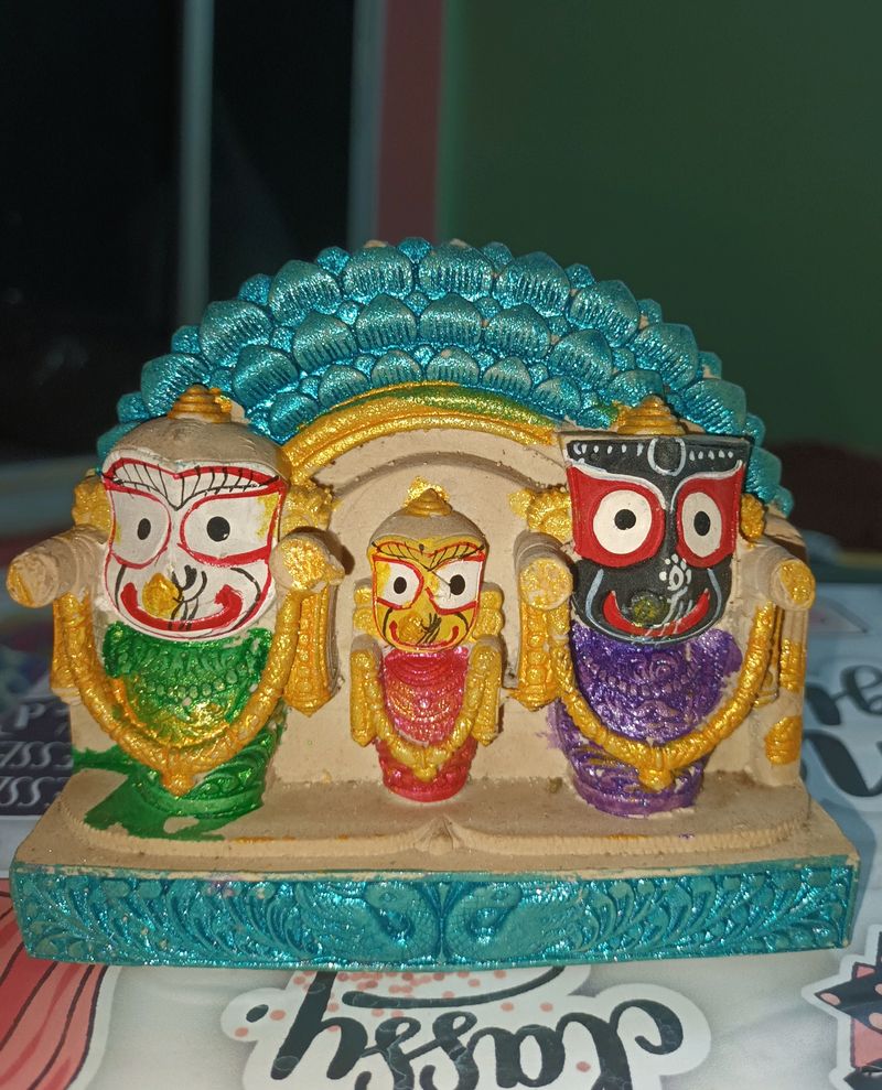 Stone Jai Jagannath Balaram Subhadra Idol