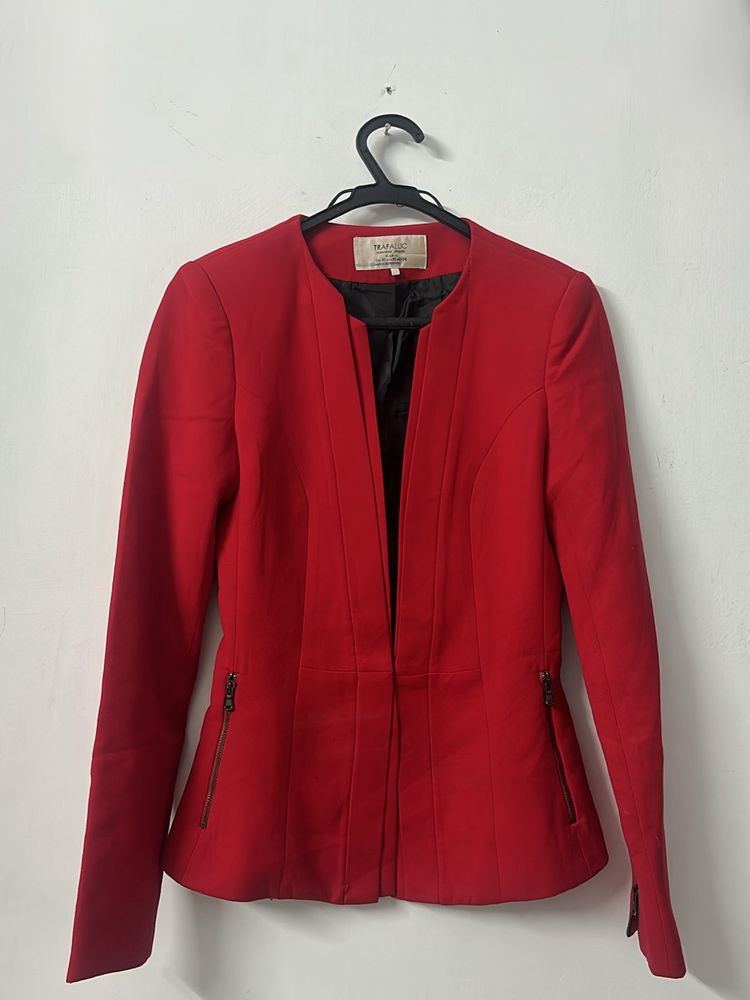 Trafaluc by Zara Red Blazer