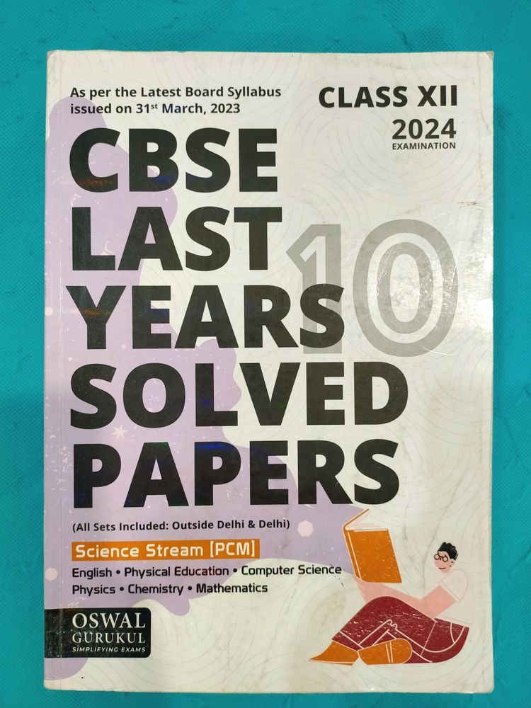 Oswaal CBSE class 12 10 Years Book For 2024