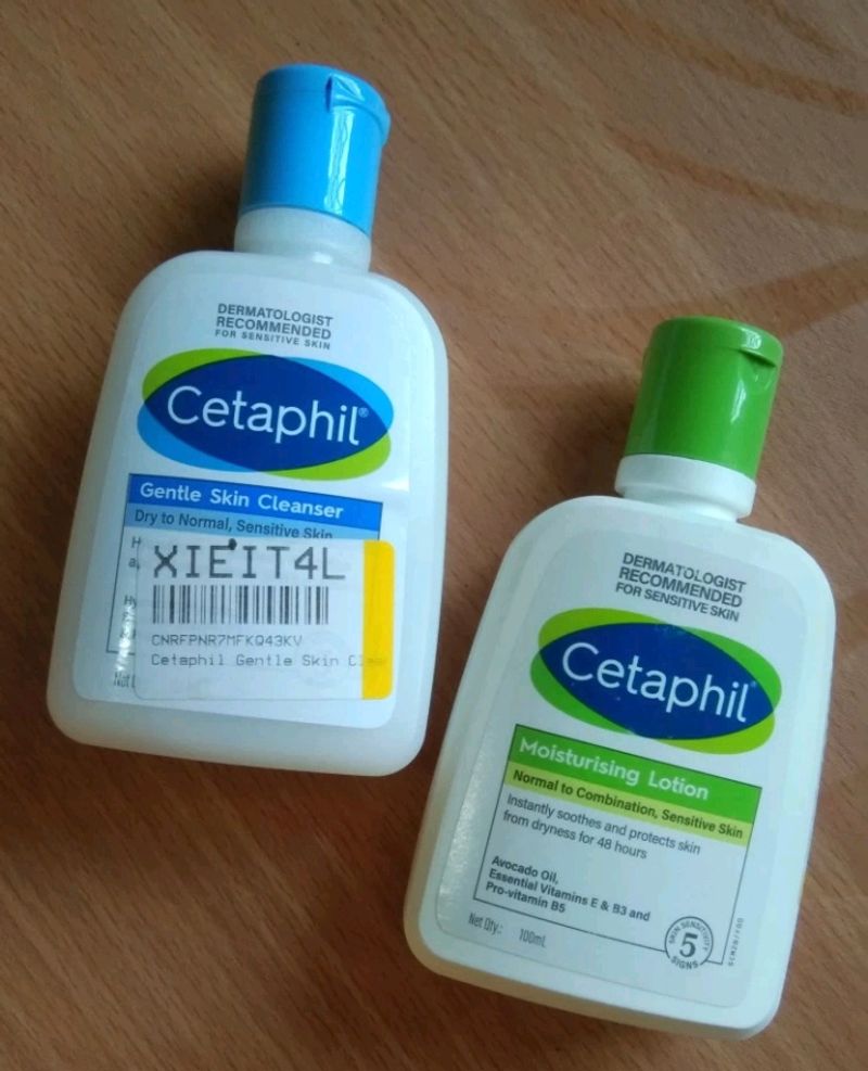 Cetaphil Face Wash And Moisturizer