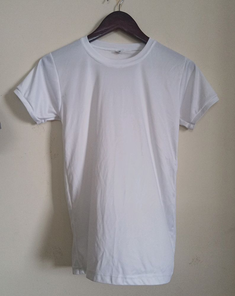 Unisex Plain White T-shirt