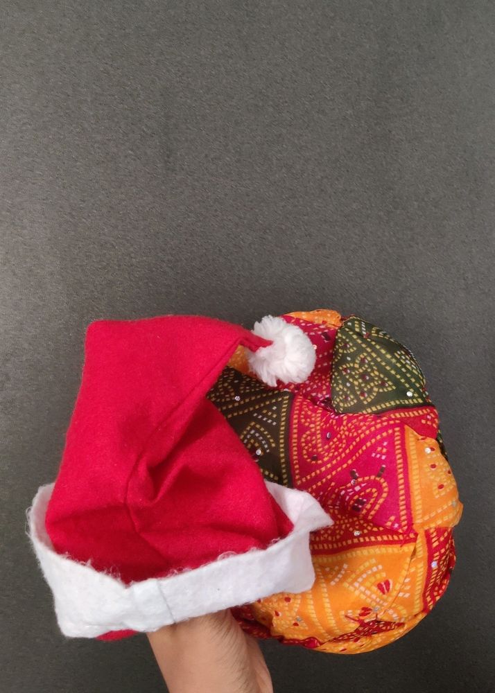 Turban And Christmas Cap.