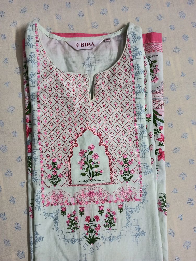 Biba Straight Knee Length Kurti