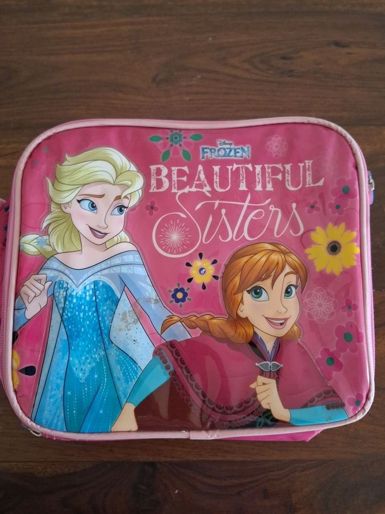 Frozen Lunch Bag Pink Original Disney