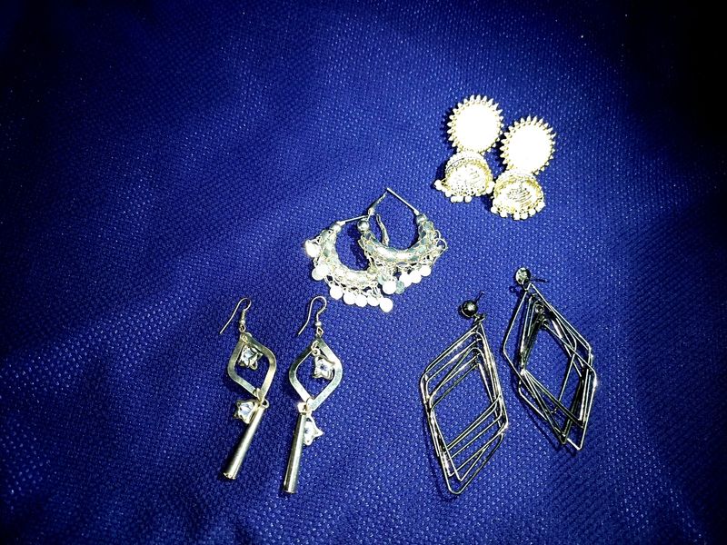 Combo Of Four Earrings