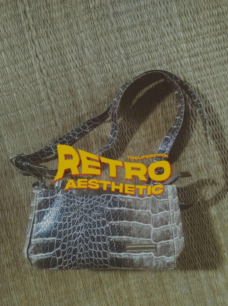 Cool Croco Printed Handbag⚡