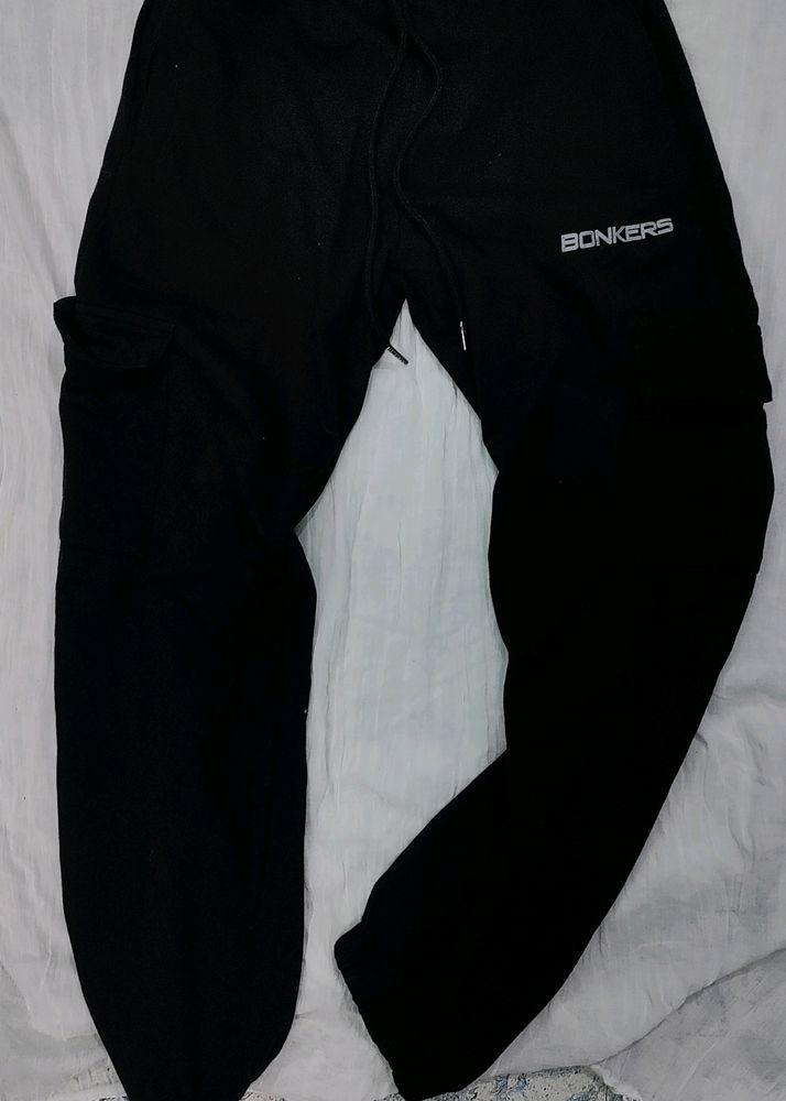 Bonkers Corner Black Cargo Jogger Pants