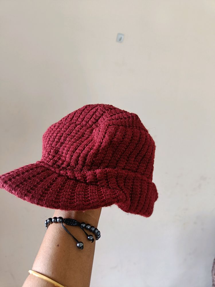 Maroon Cap