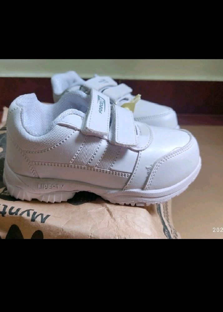 White Shoe For Kids Both Girls &