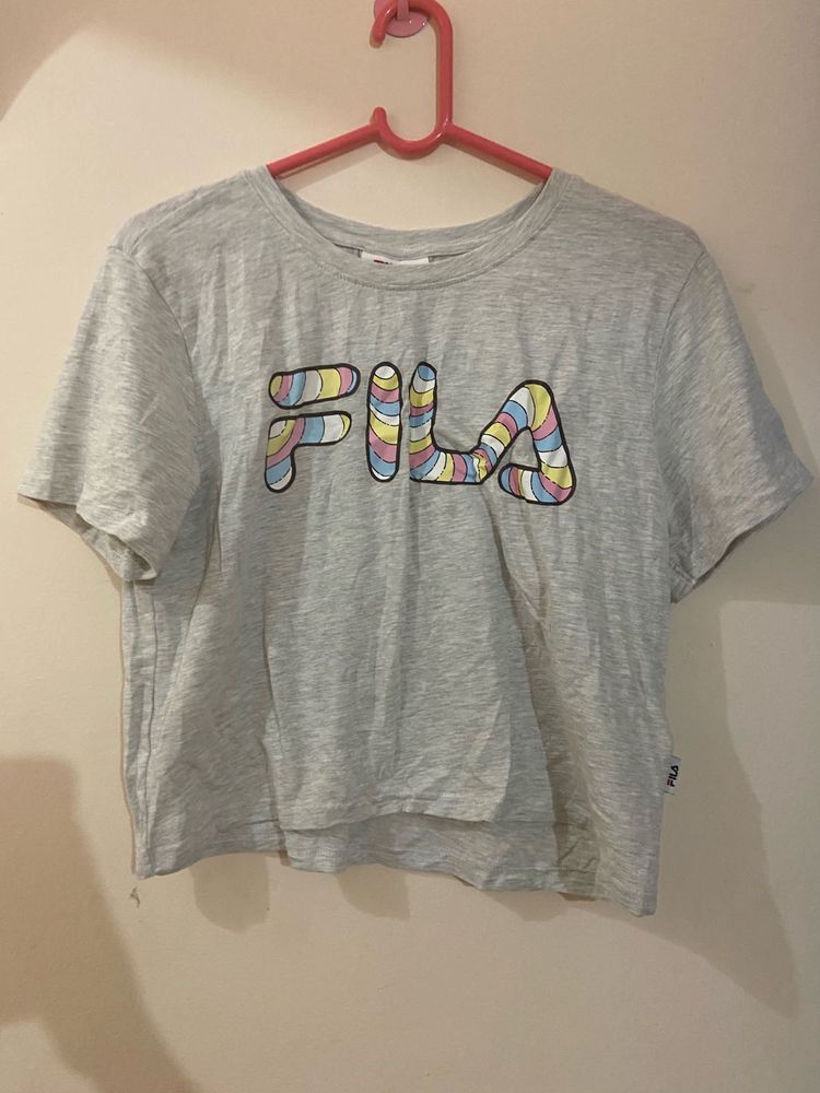 Fila cropped tee