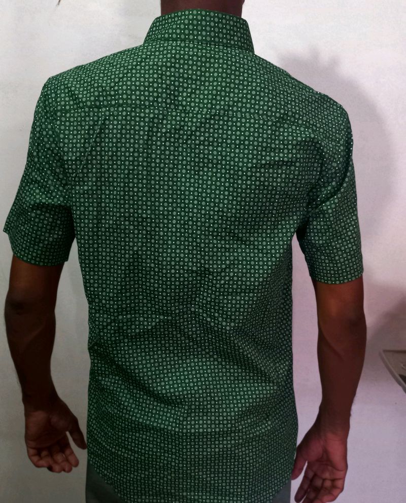 Green Semi Formal Shirt