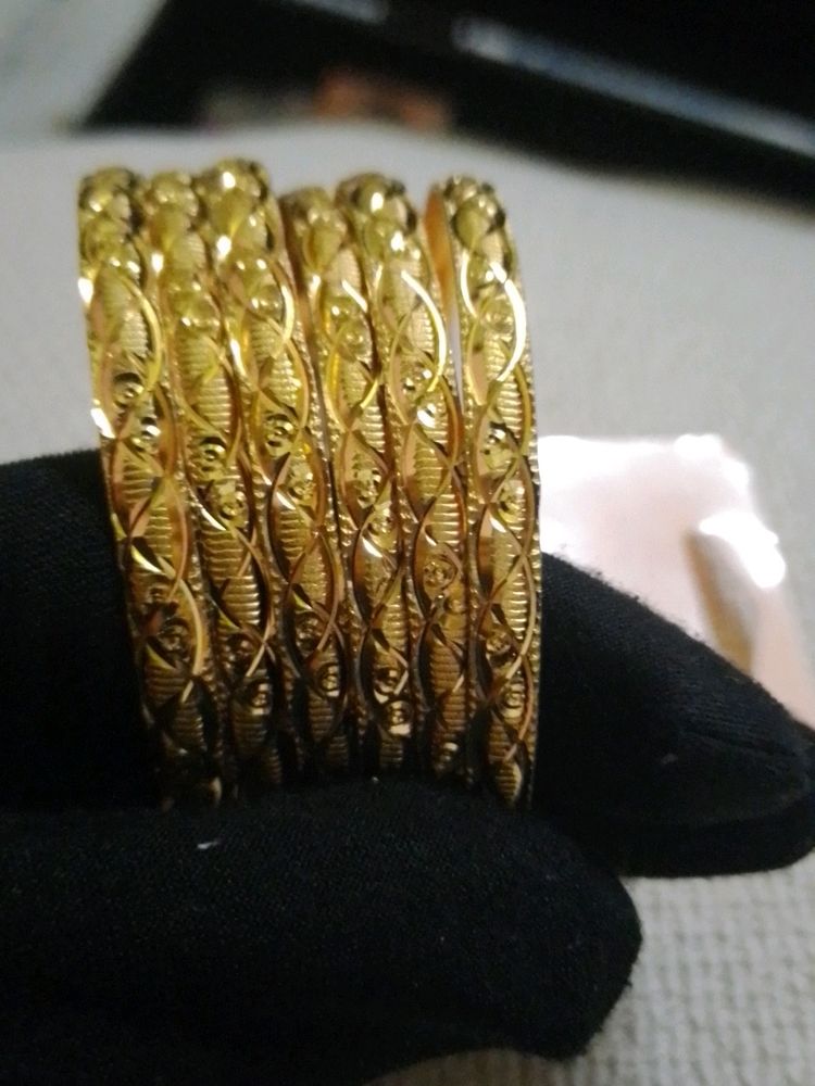 Gold Plated Bangles