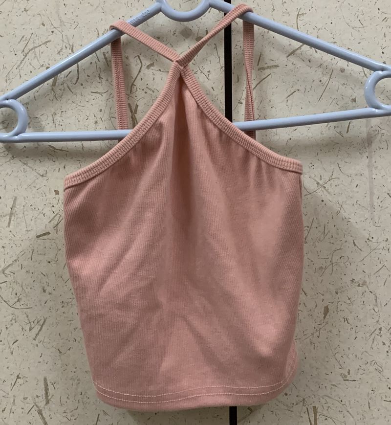 Pink Sleeveless Top