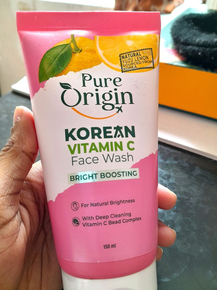 Korean Pure Origin yuzu Lemon face Wash