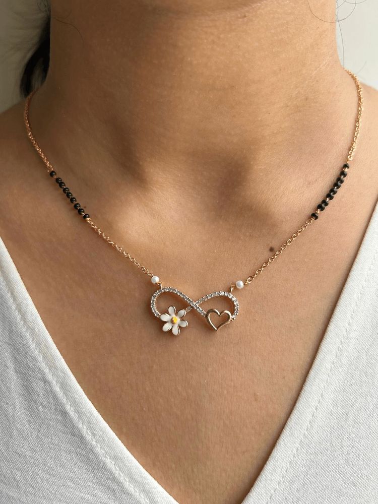 Rose Gold Infinity Mangalsutra