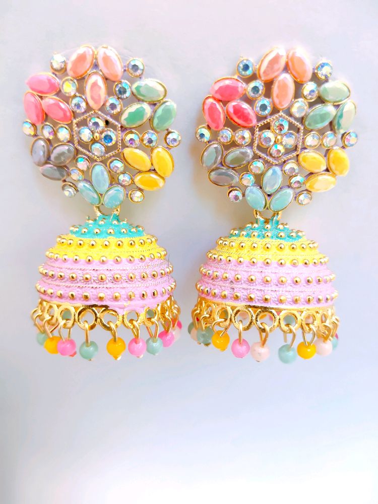 Flower Designs Jhumka For GIRLS/Women