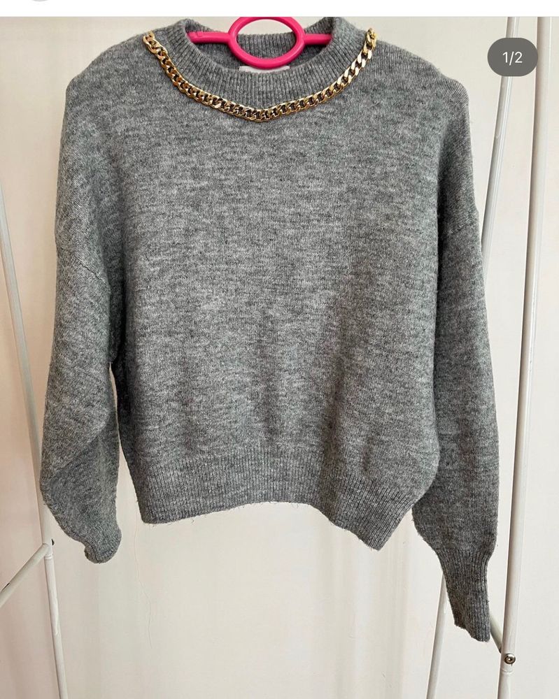 H&M Chain Detailed Sweater