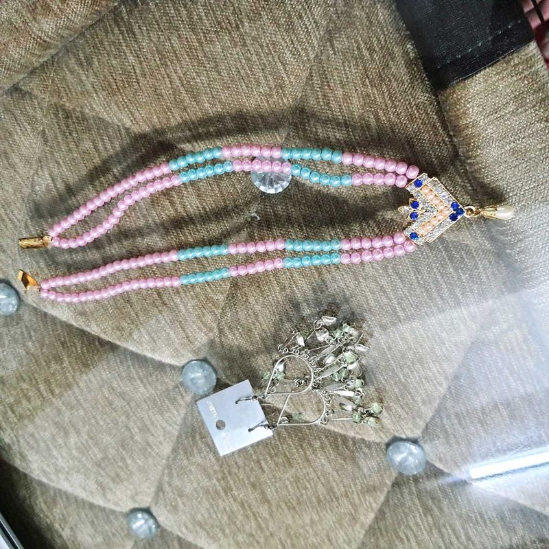 Beautiful Moti Necklaces With Free Earring