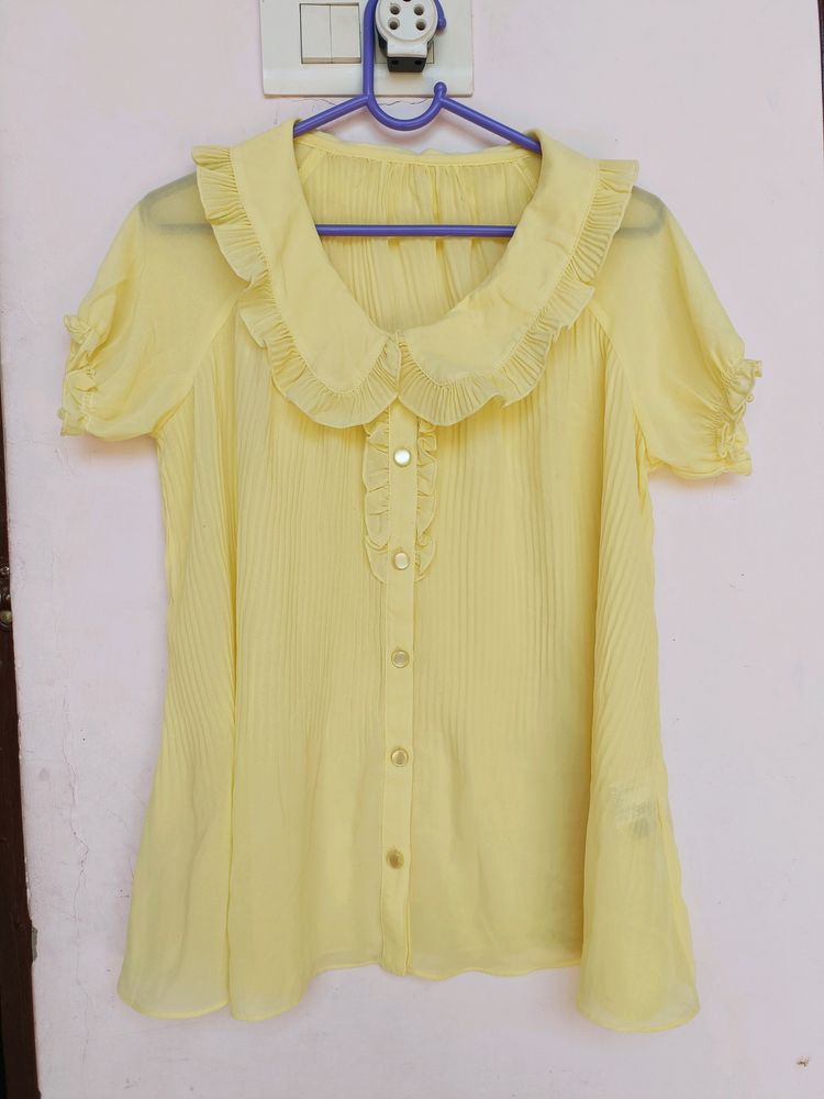 Lemon Yellow 🟡 Top For Women