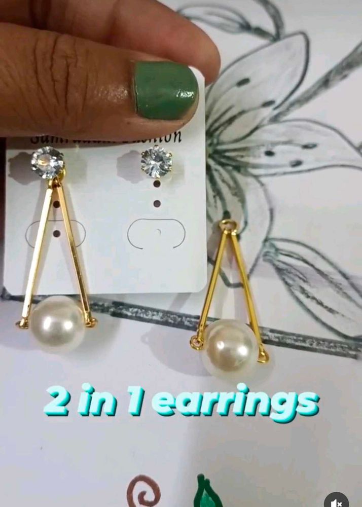 2 In 1 Earrings