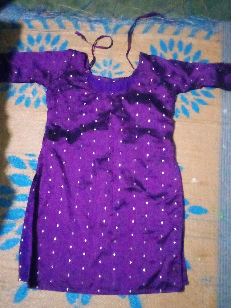 Banarasi Purple Colour Kurti