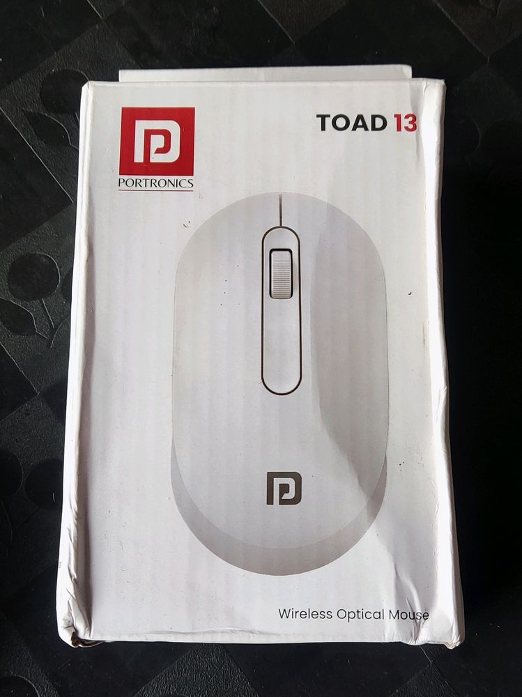 Portronics Wireless Optical Mouse White