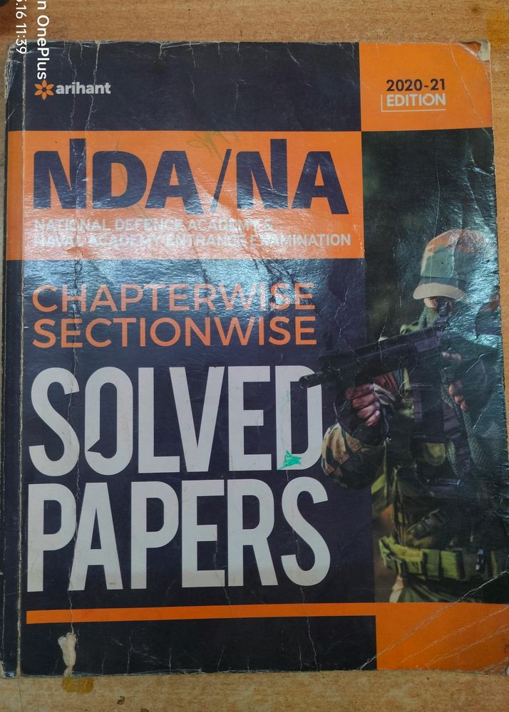 NDA Chapterwise Sectionwise Solved Papers