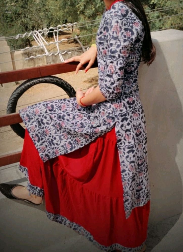 Women Skirt Kurta Set