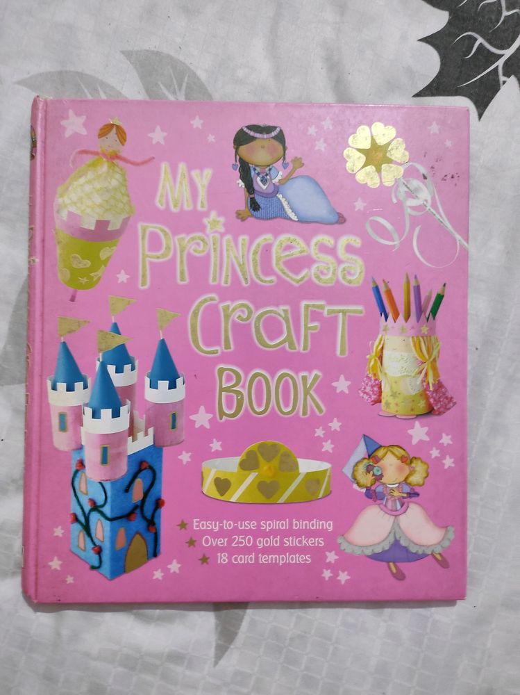 Princess Craft Book For Girls (Hard Cover Spiral)