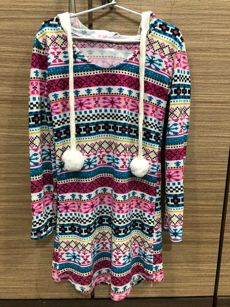 Colorful Long Pullover