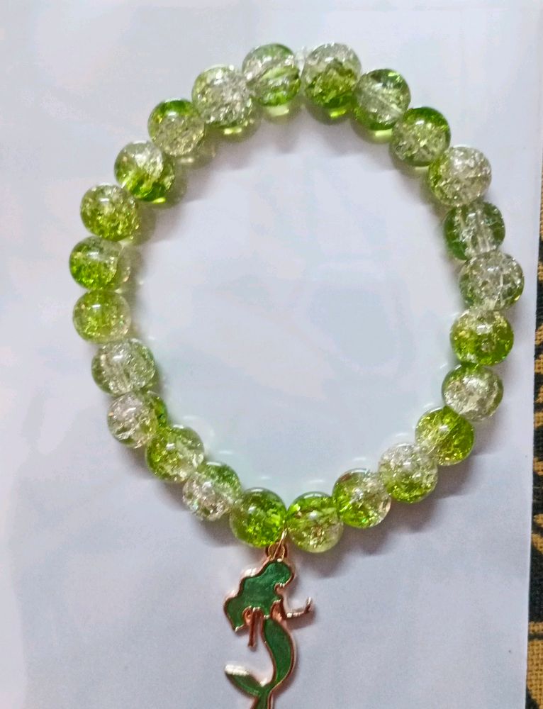 Glass Beads Charms Bracelet