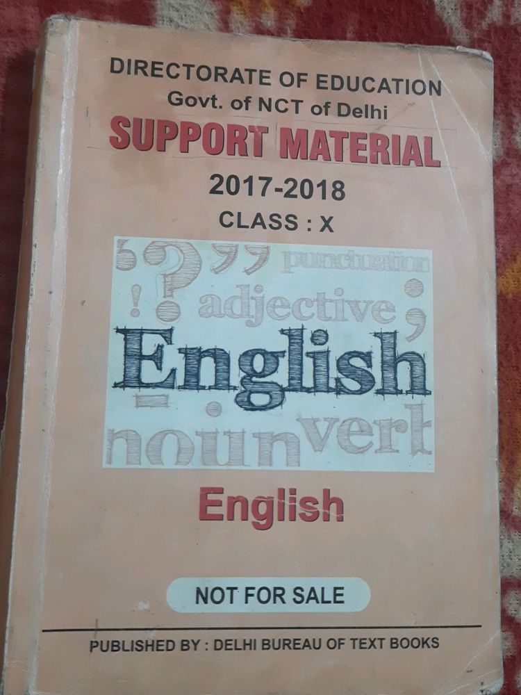 Class 10th English Support Material As By The CBSE