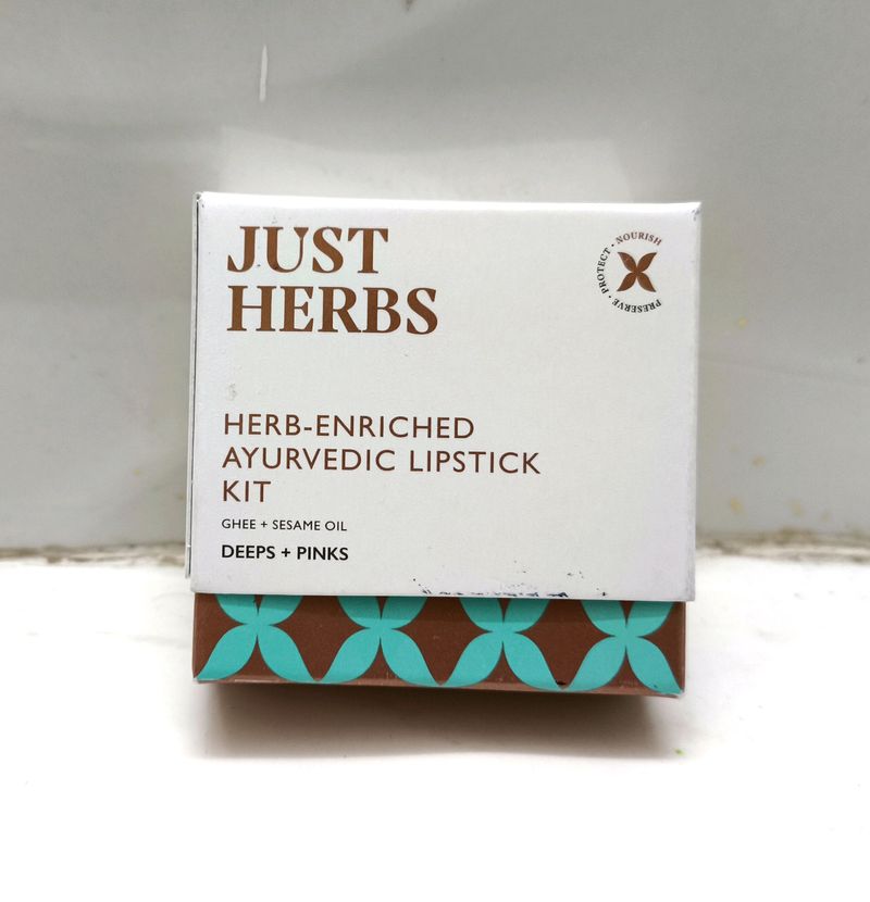 JUST HERBS Ayurvedic Lipstick Set