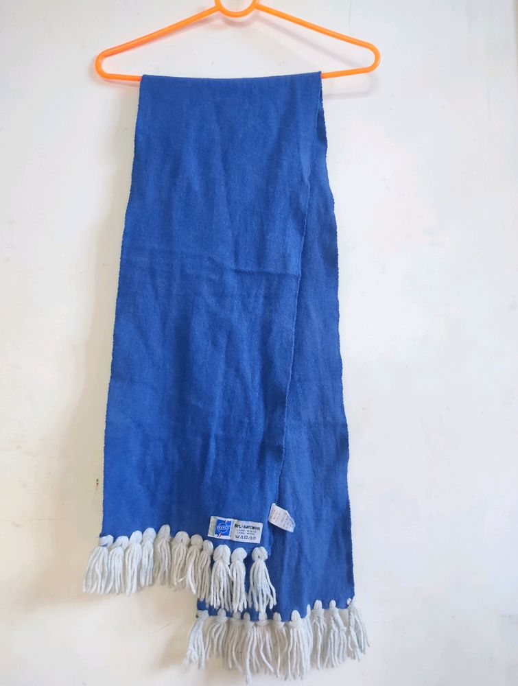 Blue Scarf Afor Winter