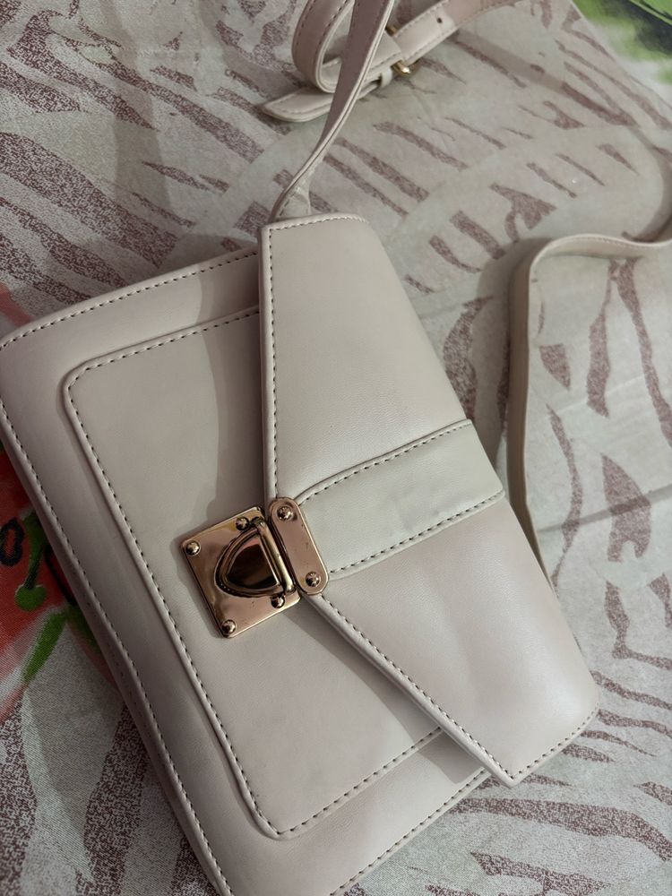 White Sling Bag