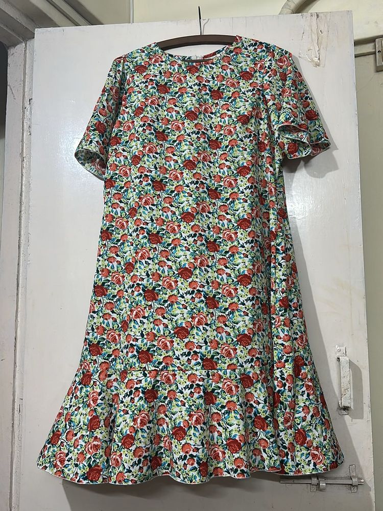 2XL Floral Dress