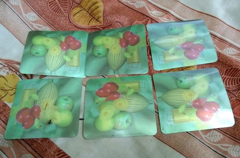 Plastic Coasters (6)