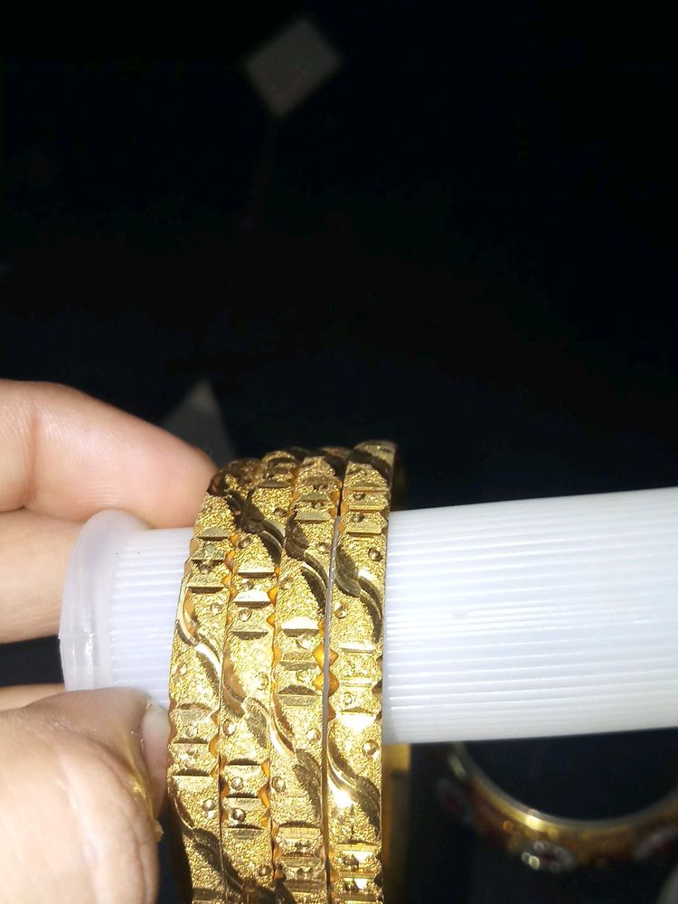 Gold Covered Bangles