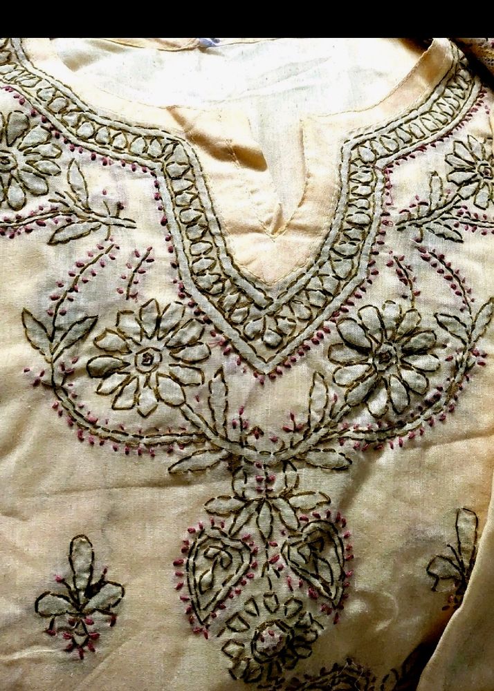 Hand Embroidered Kurta