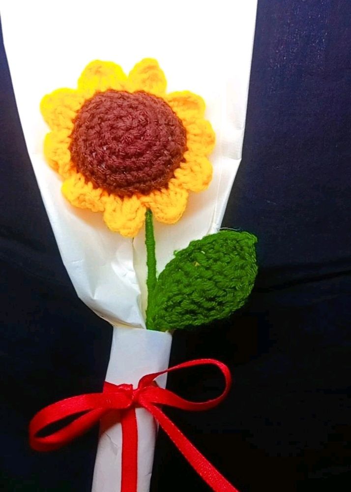 Crochet Single Sunflower 🌻