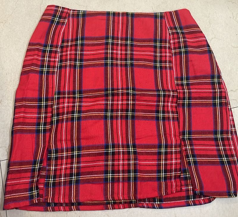 Korean Red Skirt