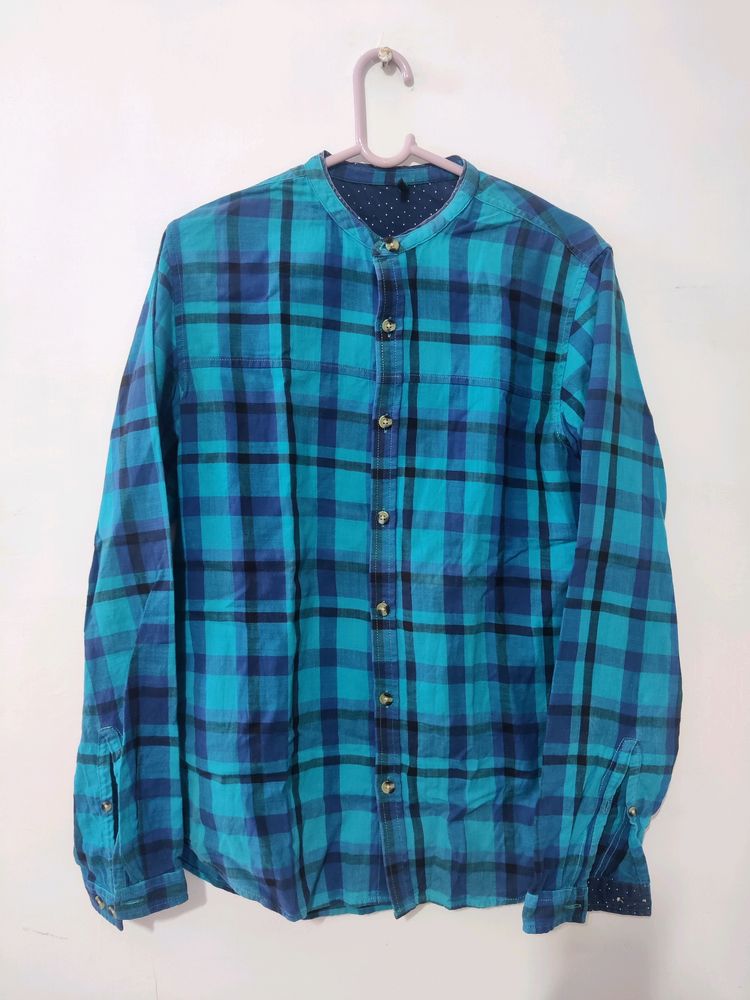 Blue Benetton Shirt