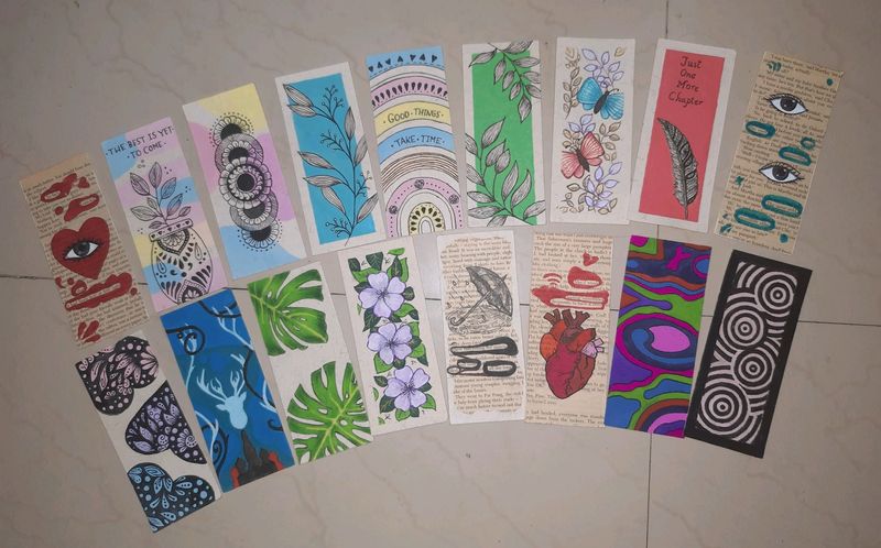 Handmade Bookmarks...each 9 Rupees