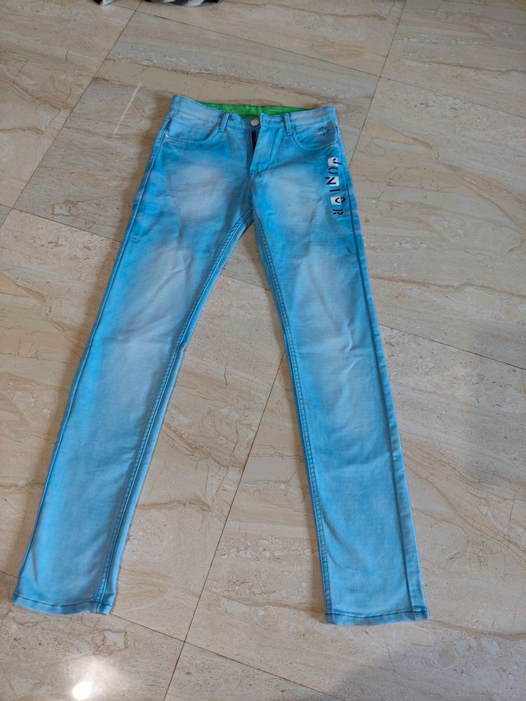 🩵 Light Blue Denim Boys Jeans 28 Size