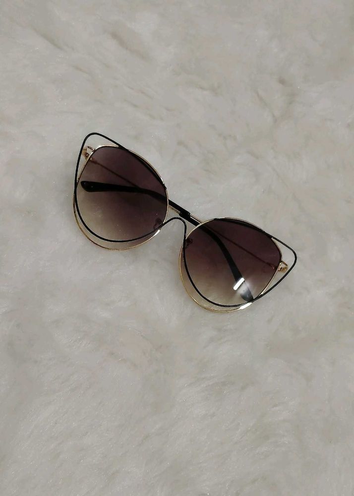 Cat Eye Stylish Double Layered Frame