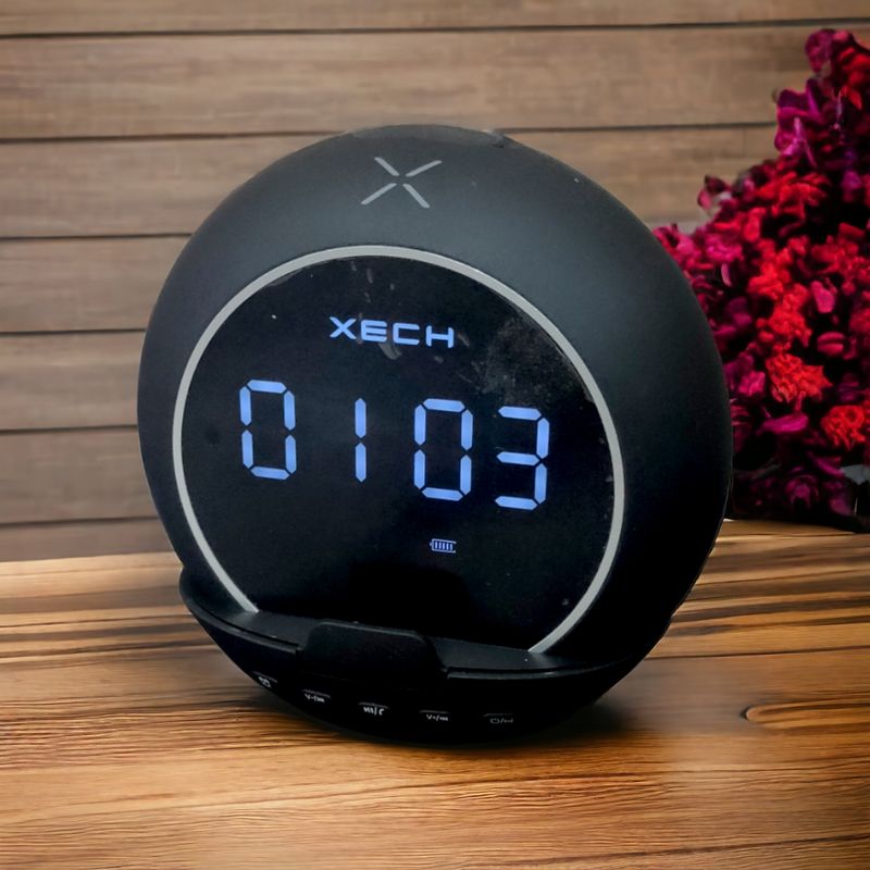 Xech BT Speaker with Digital Alarm Clock