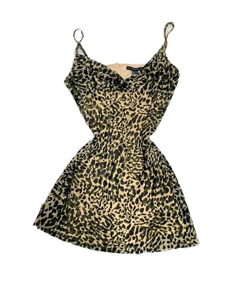 FOREVER 21 cheetah print mini dress