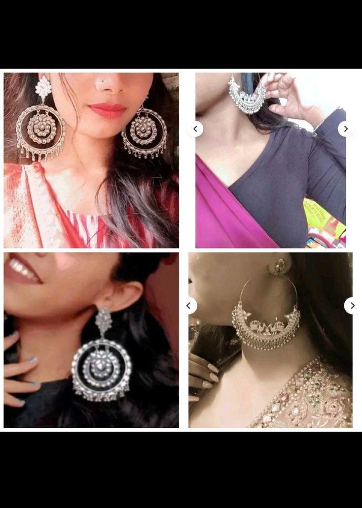 Heavy 2jhumka Set