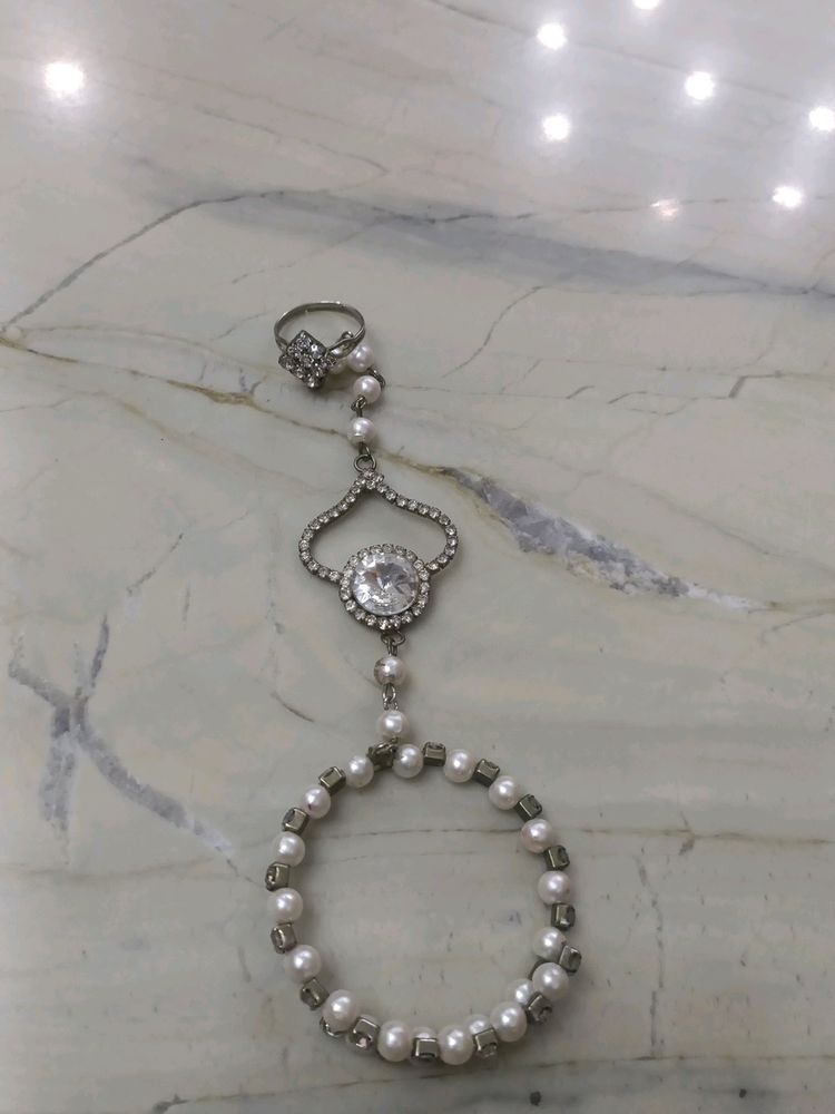 Bracelet Attached Ring