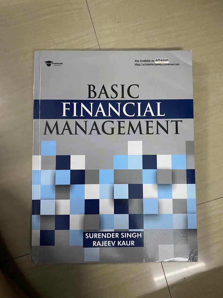 Basic Financial Management Book For Bcom